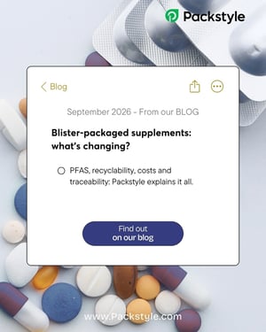  Blisters pour compléments alimentaires et PPWR