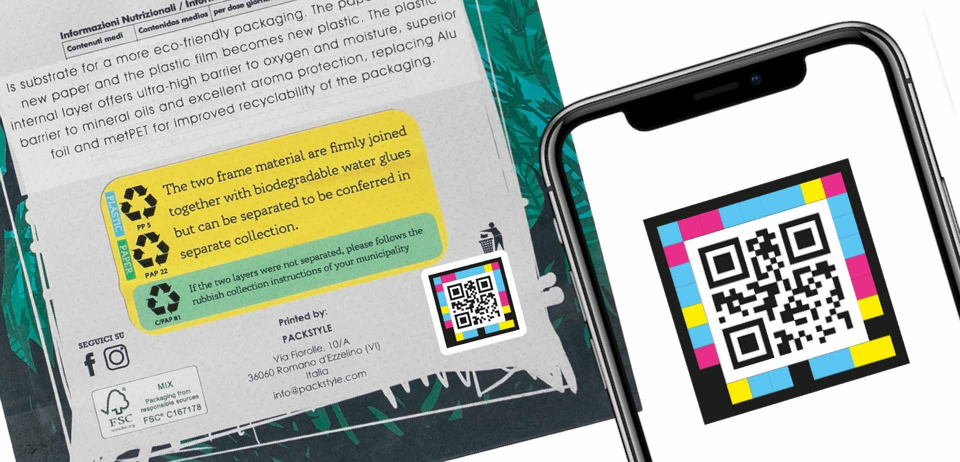 qr code accessible packaging