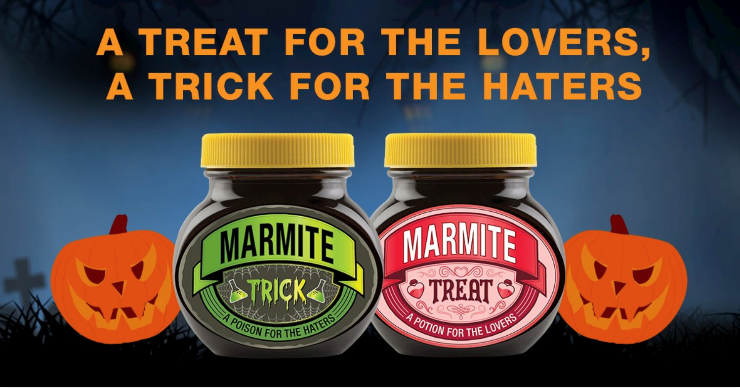 halloween packaging Marmite Halloween Packaging